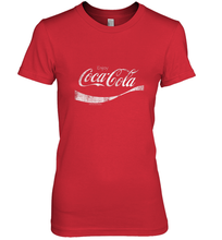Load image into Gallery viewer, Coca Cola Vintage White Enjoy Logo Women's Premium T-Shirt
