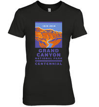 Load image into Gallery viewer, Grand Canyon National Park Centennial Logo Women's Premium T-Shirt
