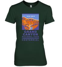 Load image into Gallery viewer, Grand Canyon National Park Centennial Logo Women's Premium T-Shirt
