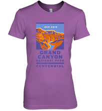 Load image into Gallery viewer, Grand Canyon National Park Centennial Logo Women's Premium T-Shirt
