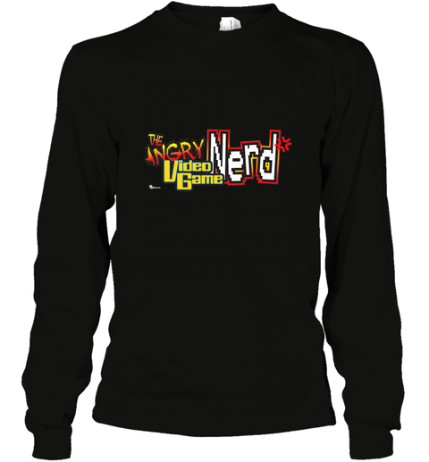 Cinemassacre Angry Video Game Nerd Logo Long Sleeve T-Shirt