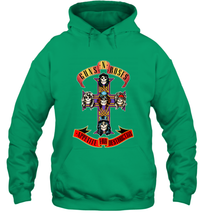 Load image into Gallery viewer, Guns N' Roses Classic Cross Logo Hooded Sweatshirt
