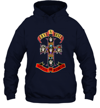 Load image into Gallery viewer, Guns N' Roses Classic Cross Logo Hooded Sweatshirt
