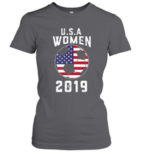 Load image into Gallery viewer, USA United States Women 2019 Soccer US Futbol Women's T-Shirt
