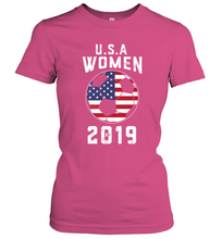 Load image into Gallery viewer, USA United States Women 2019 Soccer US Futbol Women's T-Shirt

