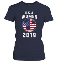 Load image into Gallery viewer, USA United States Women 2019 Soccer US Futbol Women's T-Shirt
