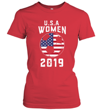 Load image into Gallery viewer, USA United States Women 2019 Soccer US Futbol Women's T-Shirt
