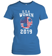 Load image into Gallery viewer, USA United States Women 2019 Soccer US Futbol Women's T-Shirt
