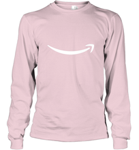 Load image into Gallery viewer, Smile Shirt  White Logo Long Sleeve T-Shirt
