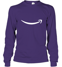 Load image into Gallery viewer, Smile Shirt  White Logo Long Sleeve T-Shirt
