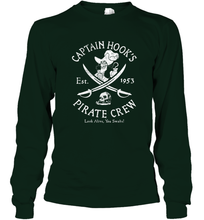 Load image into Gallery viewer, Disney Villains Captain Hook Pirate Crew Est 1953 Logo Long Sleeve T-Shirt
