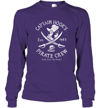 Load image into Gallery viewer, Disney Villains Captain Hook Pirate Crew Est 1953 Logo Long Sleeve T-Shirt
