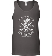 Load image into Gallery viewer, Disney Villains Captain Hook Pirate Crew Est 1953 Logo Men's Tank Top
