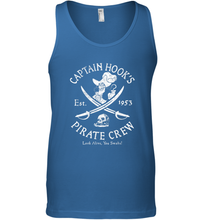 Load image into Gallery viewer, Disney Villains Captain Hook Pirate Crew Est 1953 Logo Men's Tank Top
