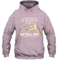 Load image into Gallery viewer, A Super Sexy Softball Mom Hooded Sweatshirt
