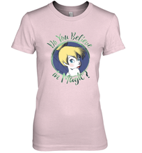 Load image into Gallery viewer, Disney Peter Pan Tinkerbell Do You Believe In Magic Women&#39;s Premium T-Shirt
