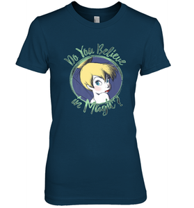 Disney Peter Pan Tinkerbell Do You Believe In Magic Women's Premium T-Shirt