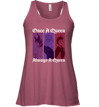 Load image into Gallery viewer, Disney Villains Once A Queen Always A Queen Women's Racerback Tank
