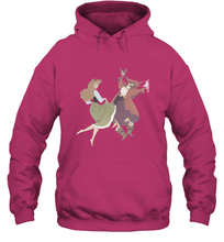 Load image into Gallery viewer, Disney Sleeping Beauty Briar Rose Dancing Hooded Sweatshirt
