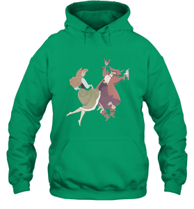 Disney Sleeping Beauty Briar Rose Dancing Hooded Sweatshirt