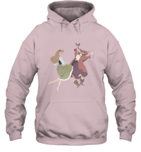 Load image into Gallery viewer, Disney Sleeping Beauty Briar Rose Dancing Hooded Sweatshirt
