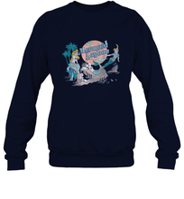 Load image into Gallery viewer, Disney Peter Pan Distressed Mermaid Lagoon Crewneck Sweatshirt
