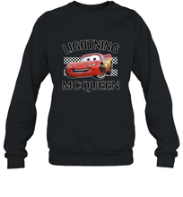 Load image into Gallery viewer, Disney Pixar Cars Lightning McQueen Finish Crewneck Sweatshirt
