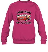 Load image into Gallery viewer, Disney Pixar Cars Lightning McQueen Finish Crewneck Sweatshirt
