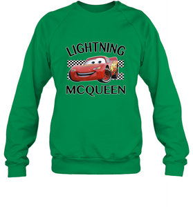 Disney Pixar Cars Lightning McQueen Finish Crewneck Sweatshirt