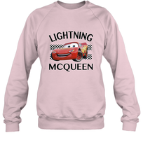 Load image into Gallery viewer, Disney Pixar Cars Lightning McQueen Finish Crewneck Sweatshirt
