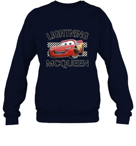 Disney Pixar Cars Lightning McQueen Finish Crewneck Sweatshirt