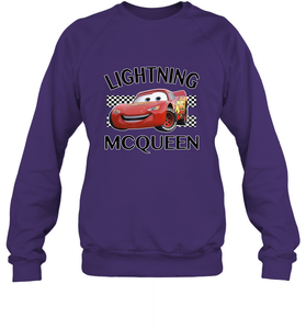 Disney Pixar Cars Lightning McQueen Finish Crewneck Sweatshirt