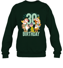 Load image into Gallery viewer, Disney Snow White Dwarfs Group Shot 30th Birthday Crewneck Sweatshirt
