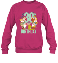 Load image into Gallery viewer, Disney Snow White Dwarfs Group Shot 30th Birthday Crewneck Sweatshirt

