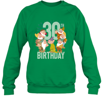 Load image into Gallery viewer, Disney Snow White Dwarfs Group Shot 30th Birthday Crewneck Sweatshirt
