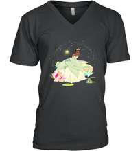 Load image into Gallery viewer, Disney The Princess and The Frog Tiana on a Bayou Men's V-Neck
