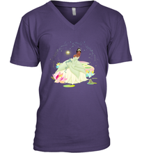 Load image into Gallery viewer, Disney The Princess and The Frog Tiana on a Bayou Men's V-Neck
