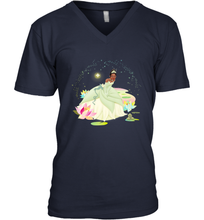 Load image into Gallery viewer, Disney The Princess and The Frog Tiana on a Bayou Men's V-Neck
