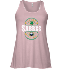 Load image into Gallery viewer, Buffalo Sabres Fanatics Branded Black St. Patrick&#39;s Day Forever Lucky 01 Women&#39;s Racerback Tank
