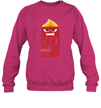 Load image into Gallery viewer, Disney Pixar Inside Out Anger Curse Quote Crewneck Sweatshirt
