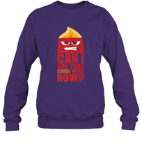 Load image into Gallery viewer, Disney Pixar Inside Out Anger Curse Quote Crewneck Sweatshirt
