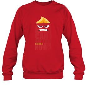 Disney Pixar Inside Out Anger Curse Quote Crewneck Sweatshirt