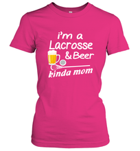 Load image into Gallery viewer, A Lacrosse Beer Kinda Mom Women&#39;s T-Shirt
