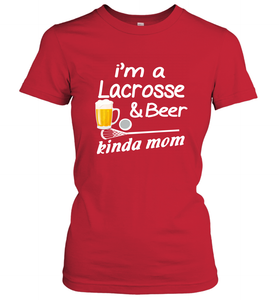 A Lacrosse Beer Kinda Mom Women's T-Shirt