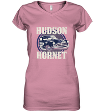 Load image into Gallery viewer, Disney Pixar Cars Hudson Hornet Badge Women&#39;s V-Neck T-Shirt
