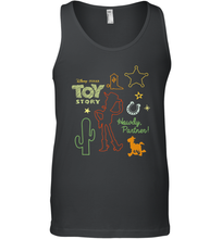 Load image into Gallery viewer, Disney Pixar Toy Story Howdy Partner Woody Shapes Men&#39;s Tank Top
