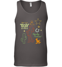 Load image into Gallery viewer, Disney Pixar Toy Story Howdy Partner Woody Shapes Men&#39;s Tank Top
