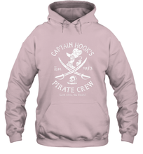 Load image into Gallery viewer, Disney Villains Captain Hook Pirate Crew Est 1953 Logo Hooded Sweatshirt
