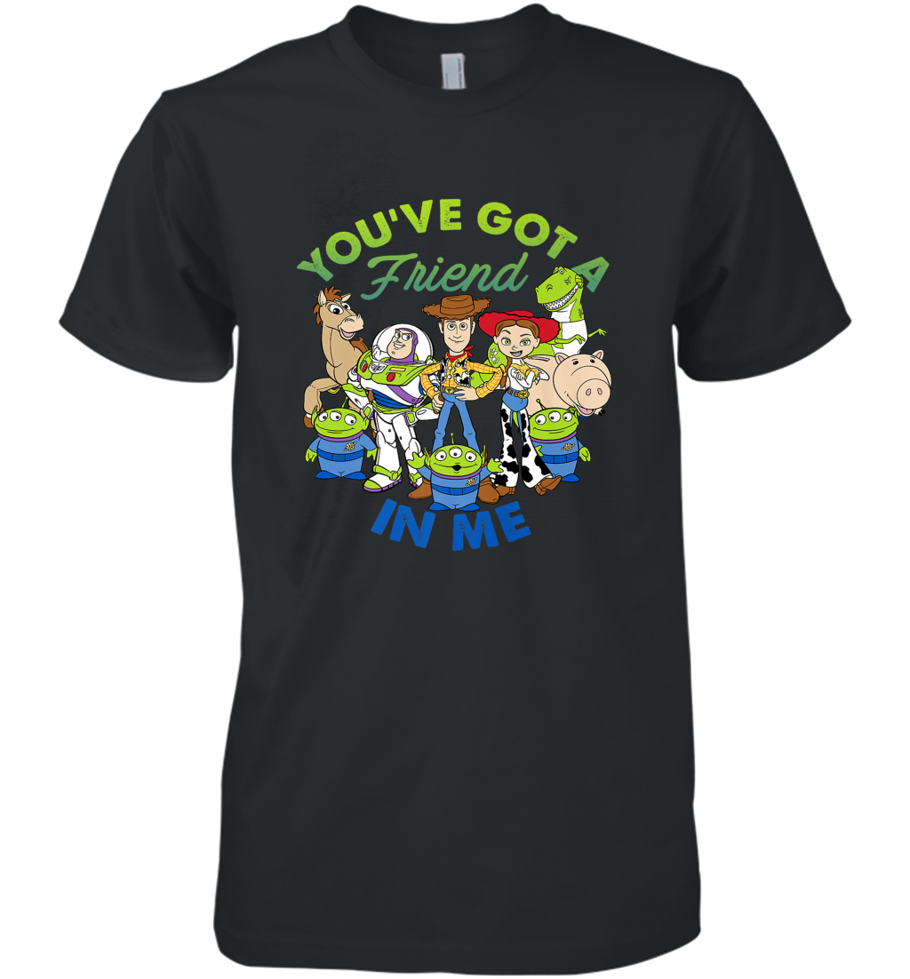 Disney Pixar Toy Story Cartoon Group Shot Men's Premium T-Shirt