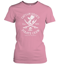 Load image into Gallery viewer, Disney Villains Captain Hook Pirate Crew Est 1953 Logo Women's T-Shirt
